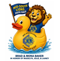 Brad and Mona Baker in Honor of Madelyn, Jolie, and Lainey