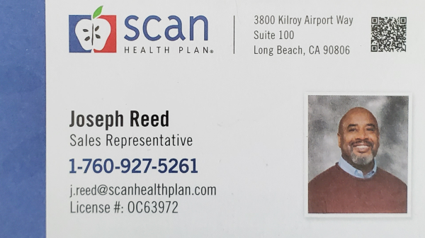 Joseph Reed, Scan Health Plan