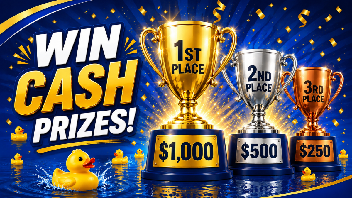 Win cash prizes: first place $1,000, second place $500, third place $250