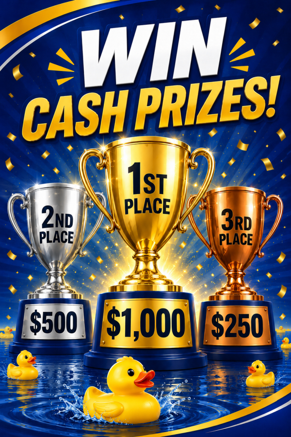 Win cash prizes: first place $1,000, second place $500, third place $250