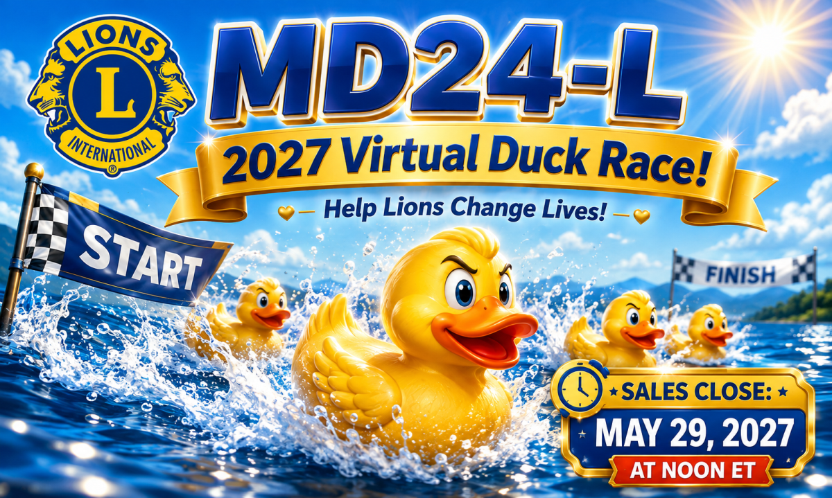Virginia Lions Clubs 2027 Virtual Duck Race — District MD24-L