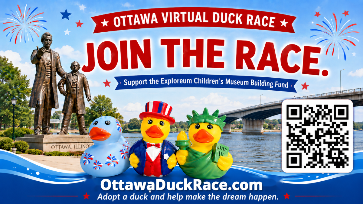 Ottawa Exploreum Virtual Duck Race header graphic