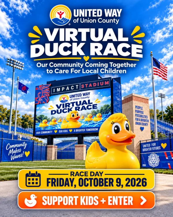 United Way of Union County Virtual Duck Race